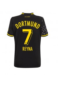 Fotbalové Dres Borussia Dortmund Giovanni Reyna #7 Dámské Venkovní Oblečení 2022-23 Krátký Rukáv